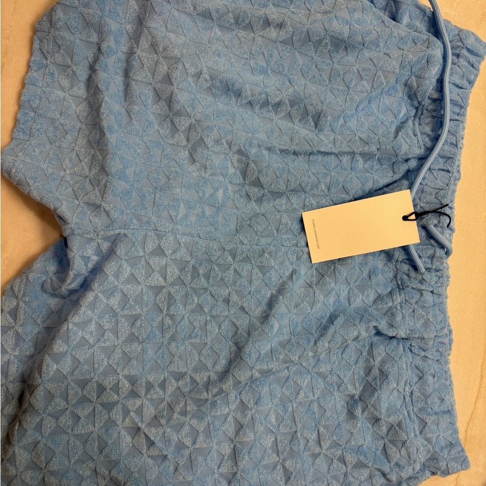 Light Blue Textured Two-Piece Set '' - Picture 4 of 4